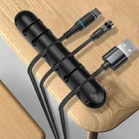 creative wire holder durable 7mm desktop tidy management clips holder cable management cable clip 4pcs