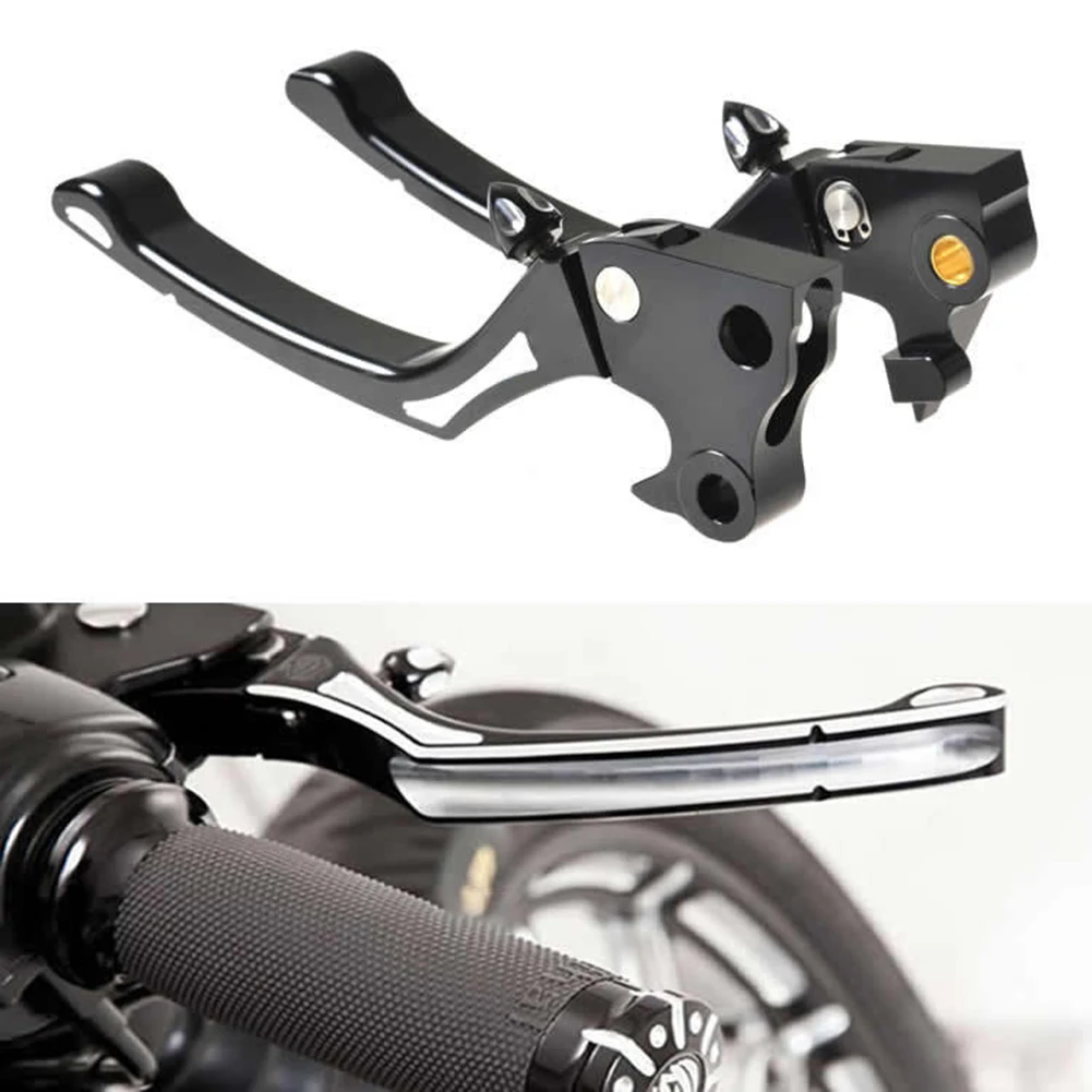 

1 Pair Motorcycle CNC Brake Lever Clutch Levers Modified Clutch Handle Brake Horns For Harley XL883 1200 X48 04-13 High Quality
