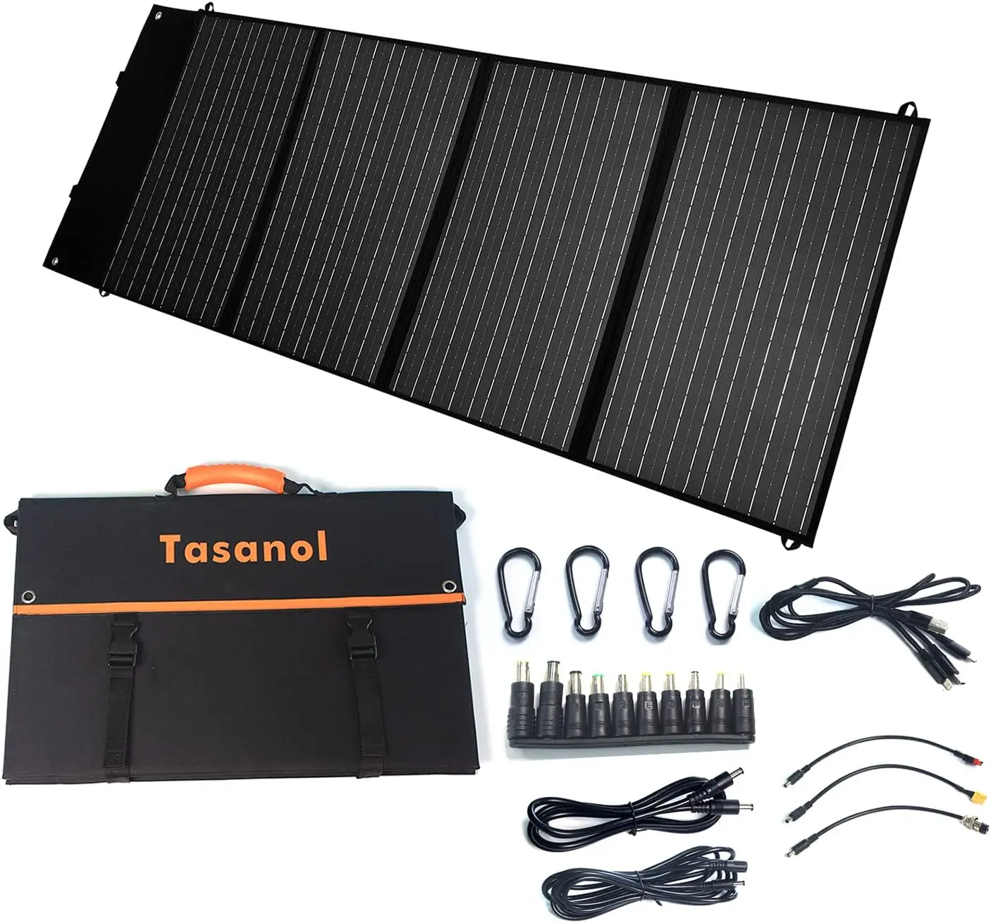 

Портативная солнечная панель, складная монокристаллическая солнечная панель, зарядное устройство для электростанции, солнечный генератор, RV, кемпинг, 18 В зарядка