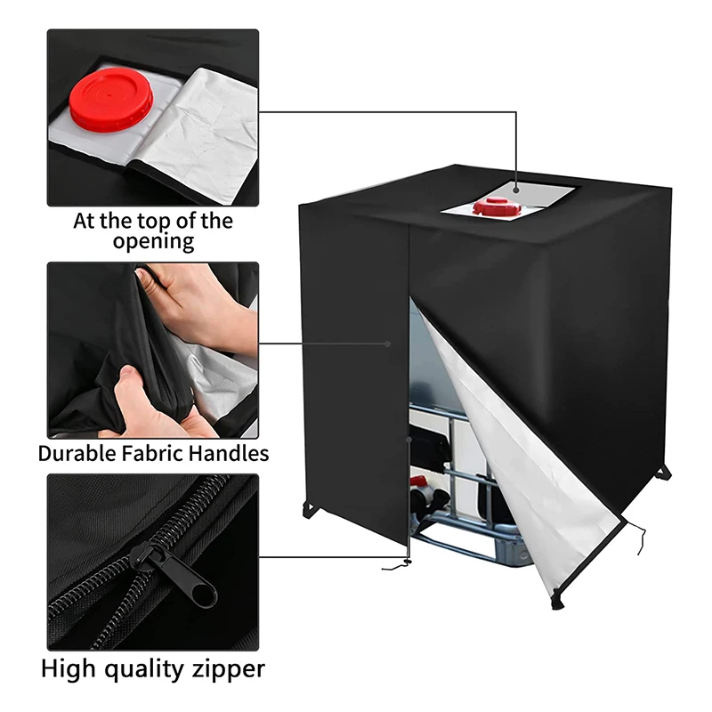 Крышка ведра 1000 л наружный бак водонепроницаемый пылезащитный изолированный