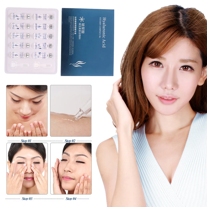 

10 шт./партия, увлажняющая антивозрастная Сыворотка с гиалуроновой кислотой, 5 мл