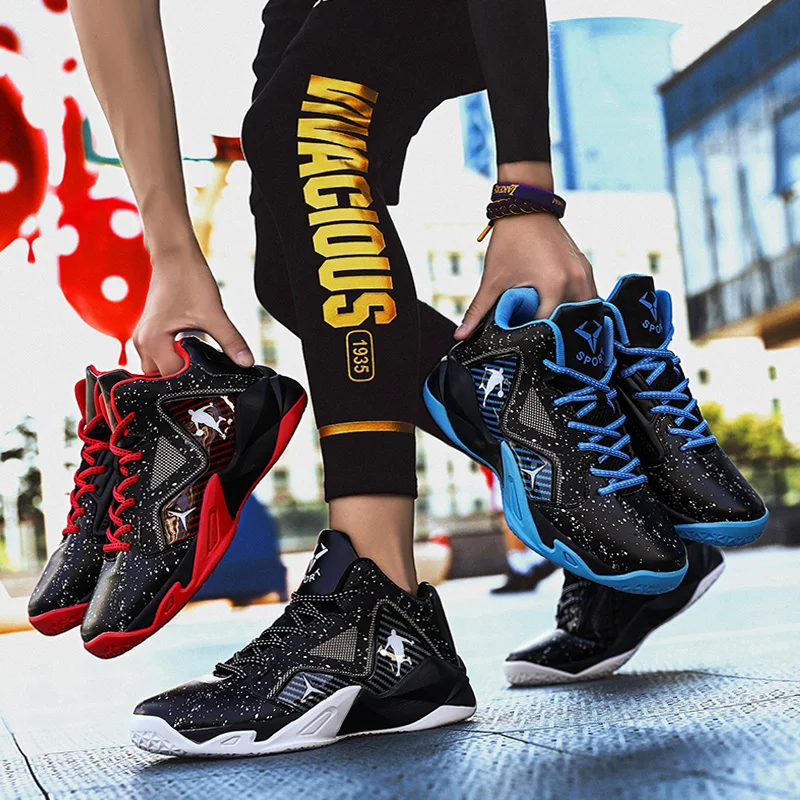 Basketball Shoes Children Boys Kids Sports Sneakers 2022 Fashion Casual Footwear Rubber Boots