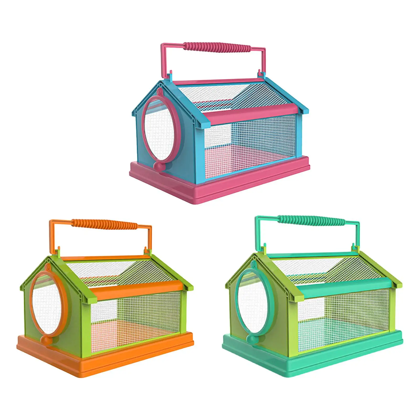 

Portable Butterfly Insect Habitat Cage Outdoor W/ Carrying Handle Critter