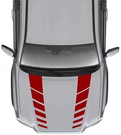 

Bubbles Designs Left and Right Hood Decal Sticker Vinyl Stripe Kit Compatible with Toyota Tacoma 2016Present