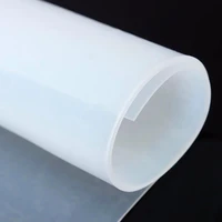 1pcs 500500mm silicone rubber sheet 1mm thickness heat resistant plate translucent mat