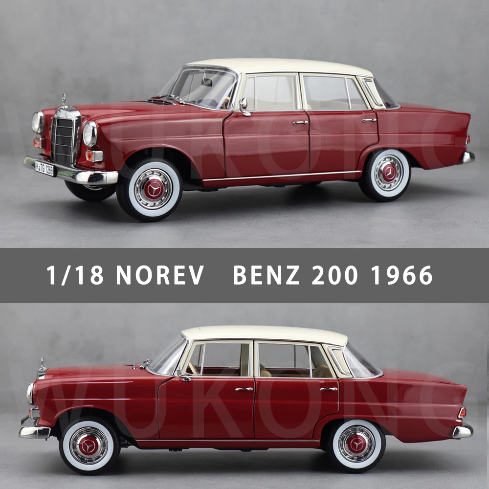 1/18 200 1966 Norev 183706 красная литая модель автомобиля, игрушки, подарки отцу друзьям