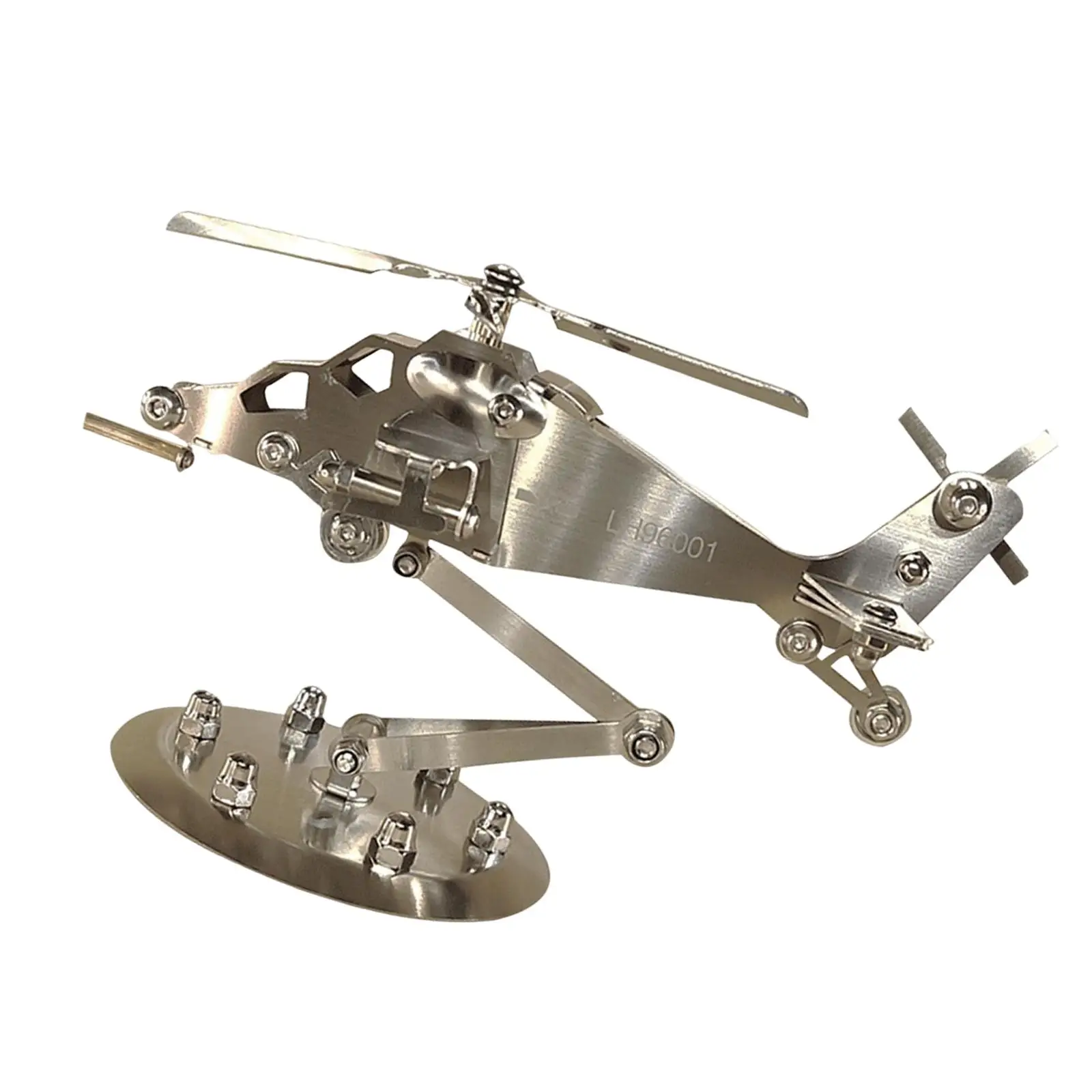 

Portable Helicopter Model with Display Stand Art Crafts Stable Aircraft for Ornaments