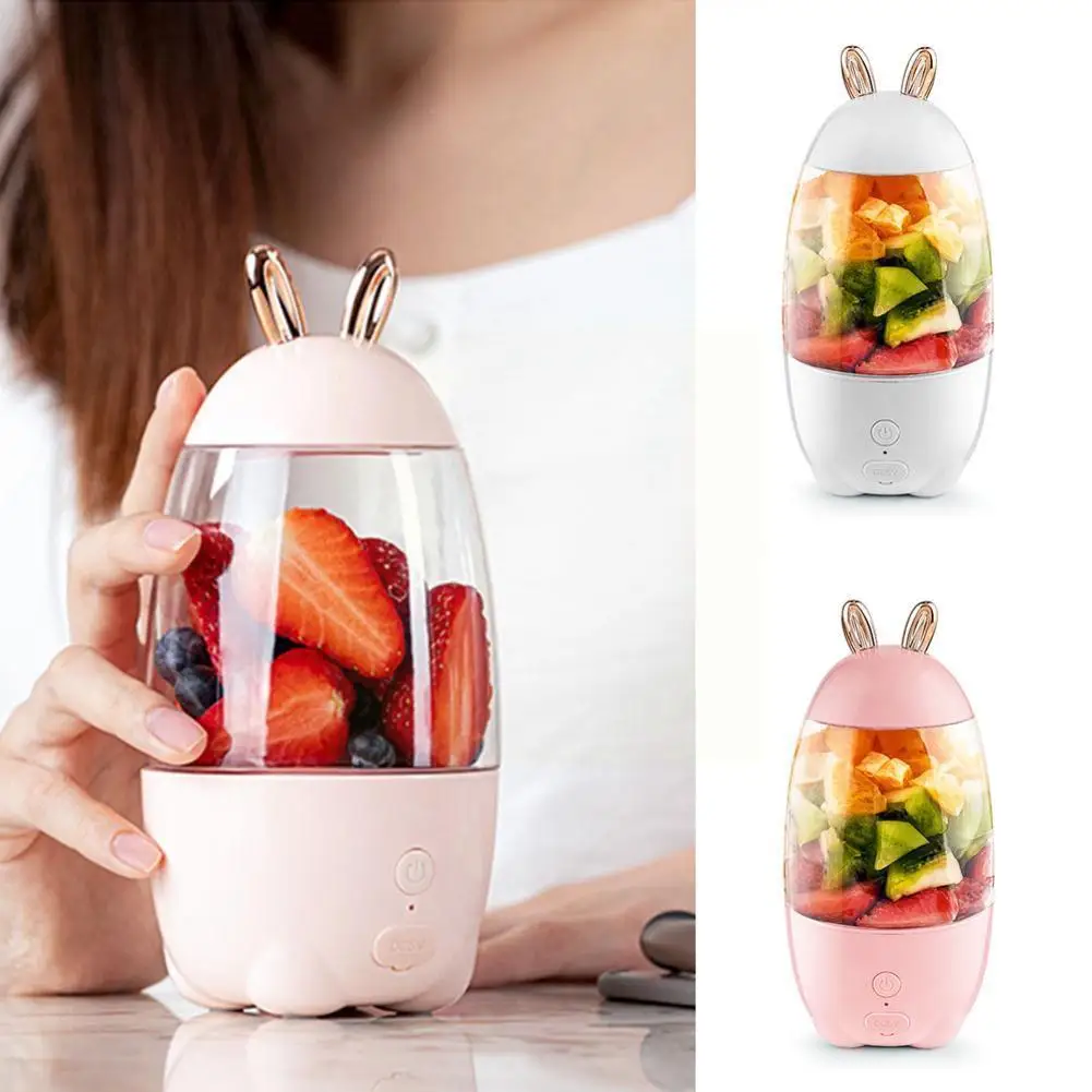 

Дропшиппинг, милая соковыжималка в виде кролика, бытовая портативная мини-соковыжималка с Usb-зарядкой, портативный Миксер для фруктов, соко...