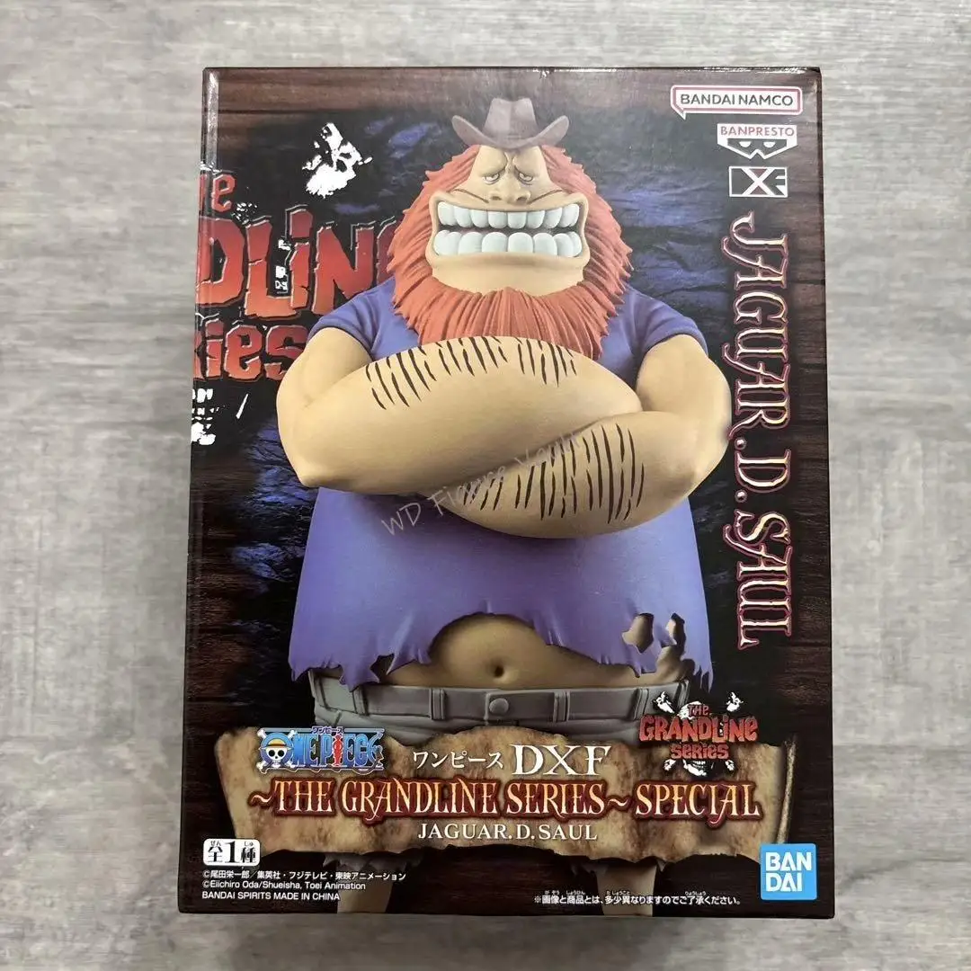 Фото Официально лицензированная фигурка Bandai One Piece DXF THE GRANDLINE SERIES SPECIAL JAGUAR D SAUL, высокодетализированная модель, игрушка, подарок №2