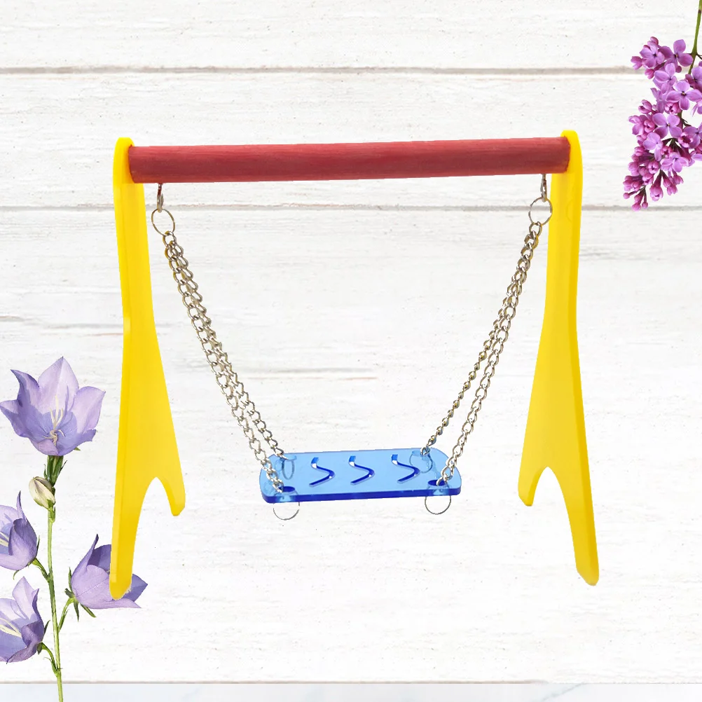 Игрушка-качели игровая площадка для птиц игрушки попугаев хомяков домашних