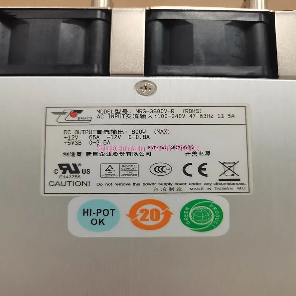 MRG-3800V-R оригинал для источника питания сервера Zippy 800 Вт