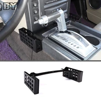 car gear shift storage box gear shifter side tray pallet stowing tidying organizer case for hummer h2 2003 2007 accessories