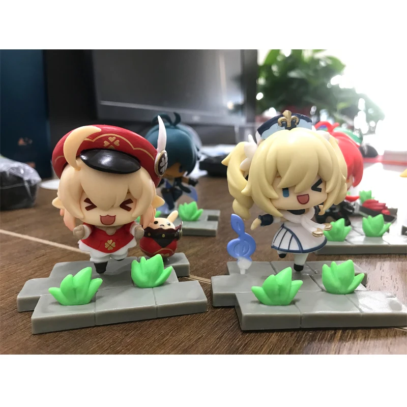 

Genshin Impact Paimon Food Theme Blind Box Toy Anime Character Caja Ciega Cute Kawaii Model Gift Doll Mystery Box Surprise Box