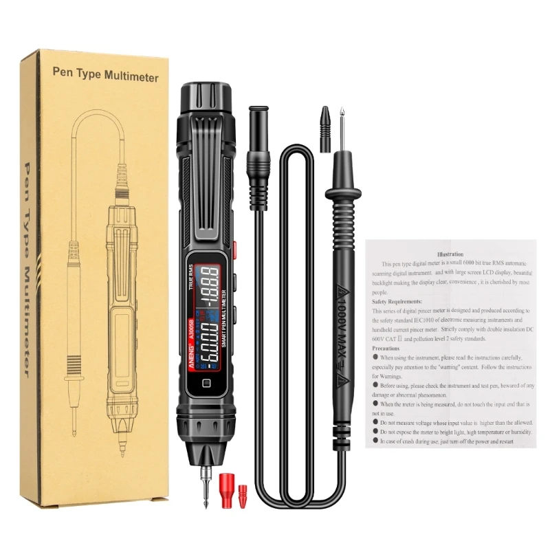 

H55E Meter Induction Pen Detectors Tester Pen Current Electrician Tool A3005B