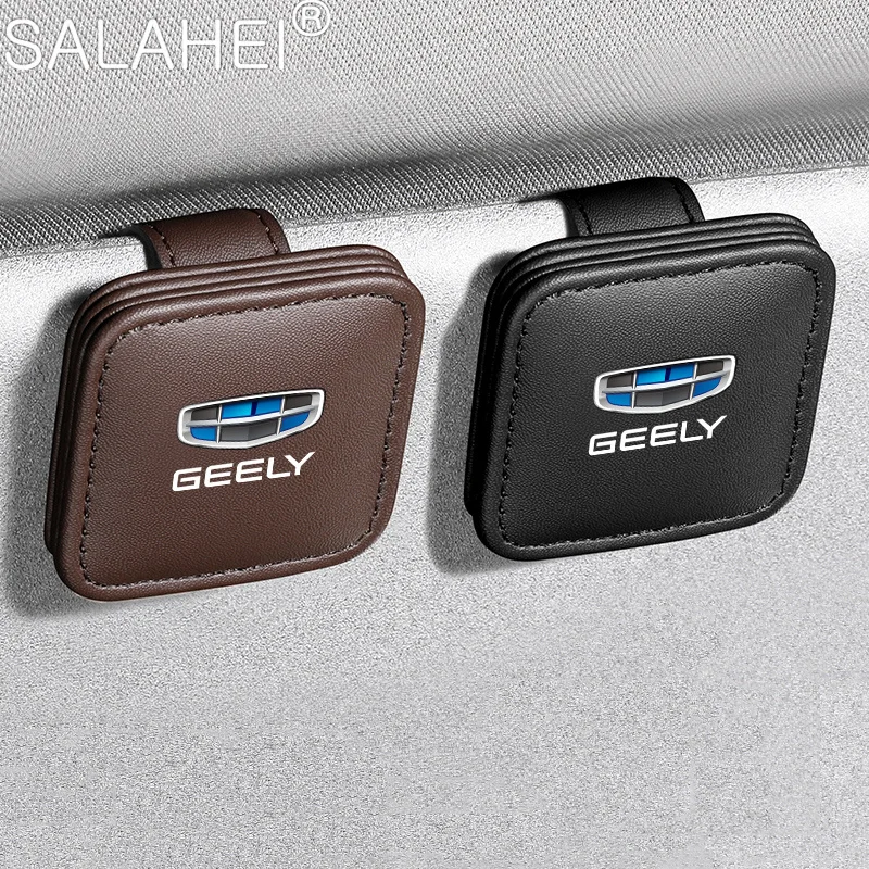 

Car Eyeglass Holder Glasses Storage Clip For Geely Coolray Atlas Tugella Emgrand EC7 X7 Boyue Parts MK GX3 Auto Accessories