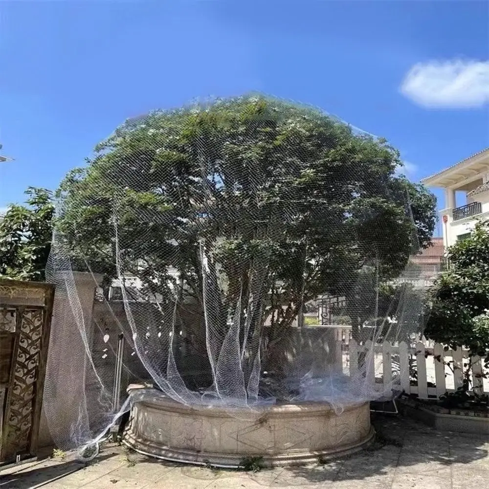 Сетка для листьев 4-10 м, сетка для защиты от птиц, защита от насекомых, многоразовая сетка для фруктовых деревьев, прочные мягкие защитные чехлы для растений для фруктовых деревьев