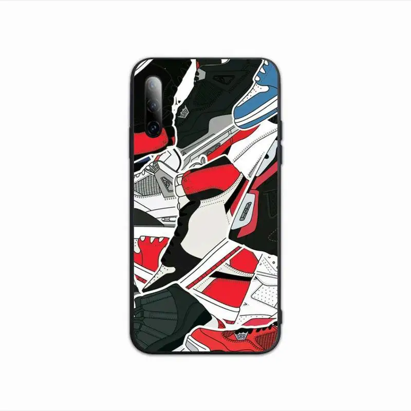 Модный чехол с кроссовками для телефона Huawei P30 Pro P20 Lite P10 P40 E P Smart Z Plus 2018 2019 2020 Mate 20 10