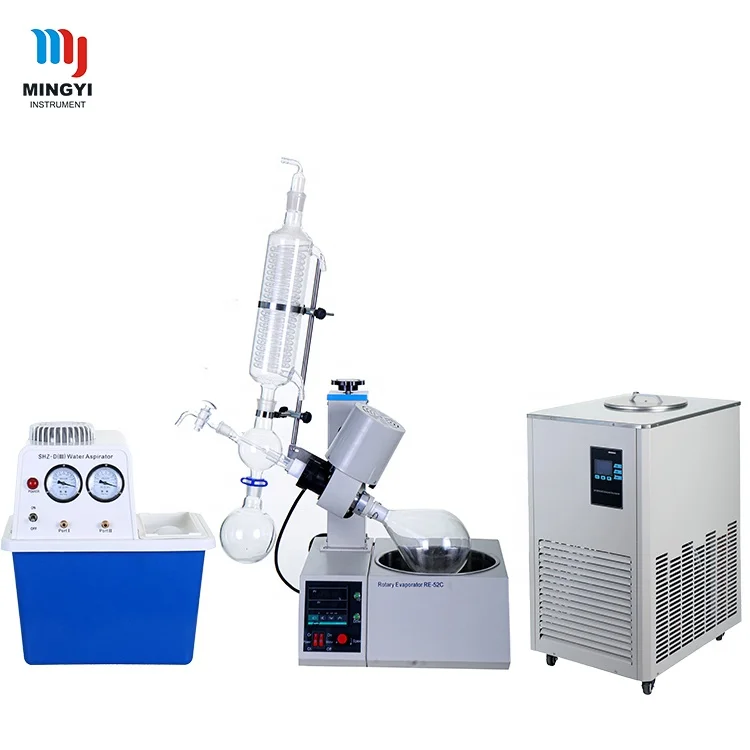 

Speed And Temperature Display 2l Rotary Evaporator System With Chiller And Vaccum Pump