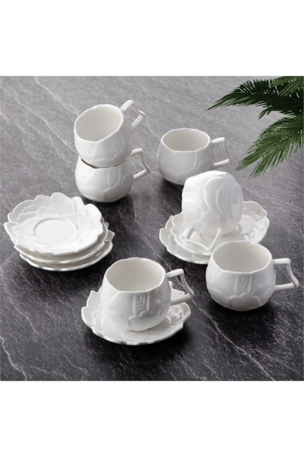 

Amazing Turkish Greek Arabic Coffee & Espresso Cup Set 6 Psc. Cup Set