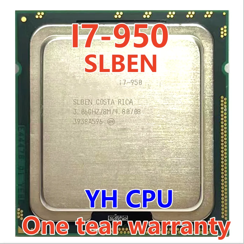 

I7-950 i7 950 SLBEN 3,0 ГГц четырехъядерный процессор 130 Вт 8 Мб LGA 1366