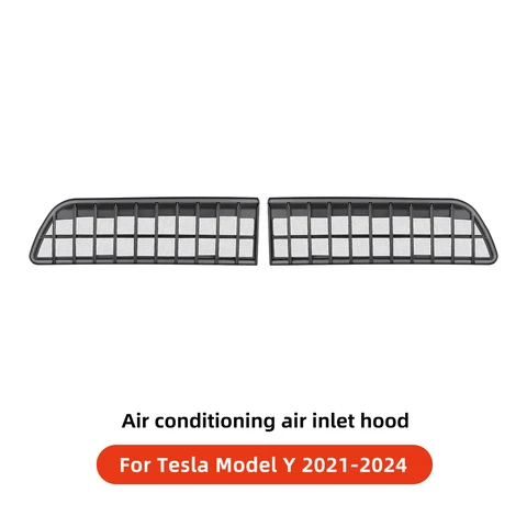 YZ воздухозаборник салонный фильтр для мусора для Tesla Model 3 Highland Model Y Juniper 2021-2025, защита от насекомых, сетка, защита на входе воздуха