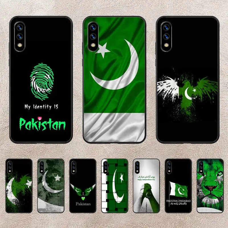 

Pakistan Flag Phone Case For Huawei P10 P20 P30 P50 Lite Pro P Smart Plus Cove Fundas