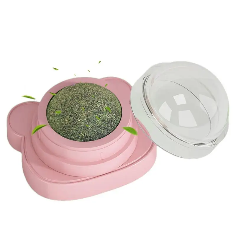 Кошачья мята на стену игрушки кошачья вращающаяся жевательная игрушка для