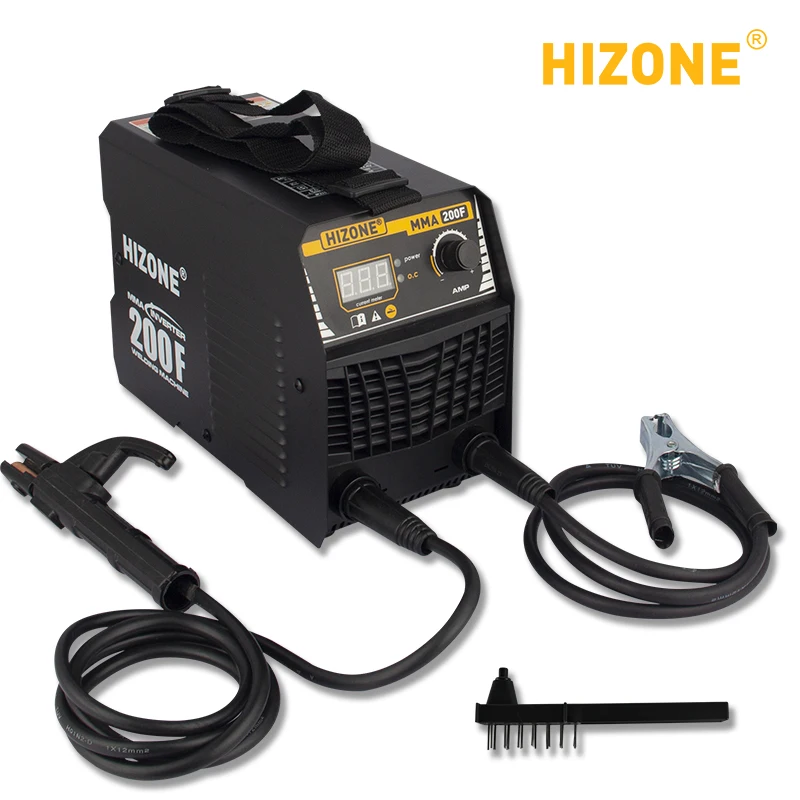 HIZONE ARC Welder 220V  IGBT Inverter MMA Welding Machine  Lightweight  Portable MINI Welding Machine for Home Beginner