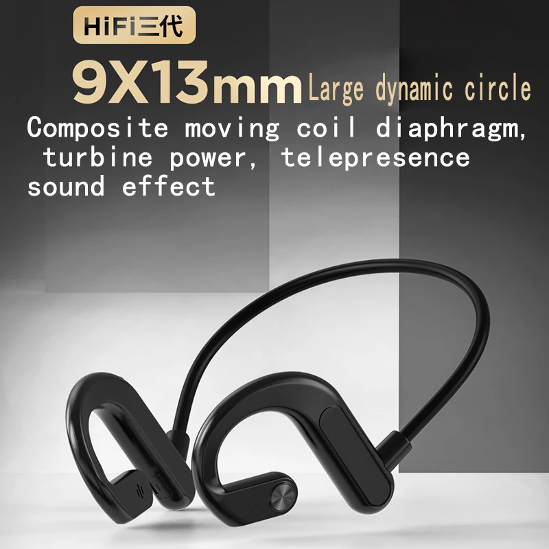 2022 NEW Bone Conduction Bluetooth Earphone Wireless Headphones Not In-Ear IPX5 With Mic For Sports Run Waterproof Headset |