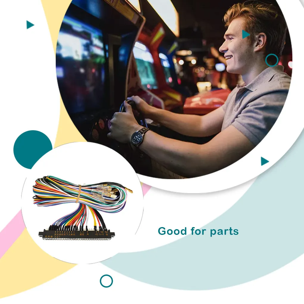 

Игровая консоль 28pin, набор жгутов, Интерфейсный шкаф, аркадная машина, печатная плата, кабель, консоли, запасные части, большой разъем