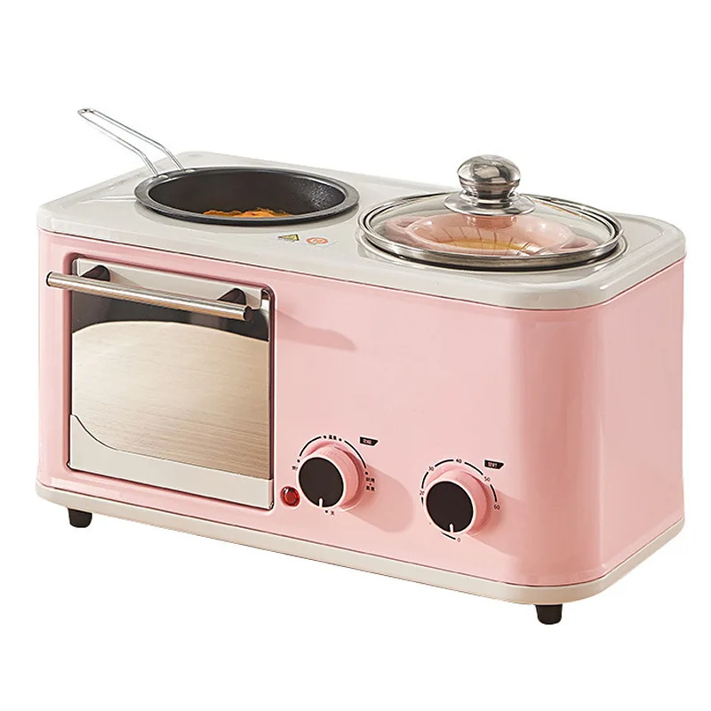 

multifunction adjustable temperature electric oven 4 in 1 breakfast maker