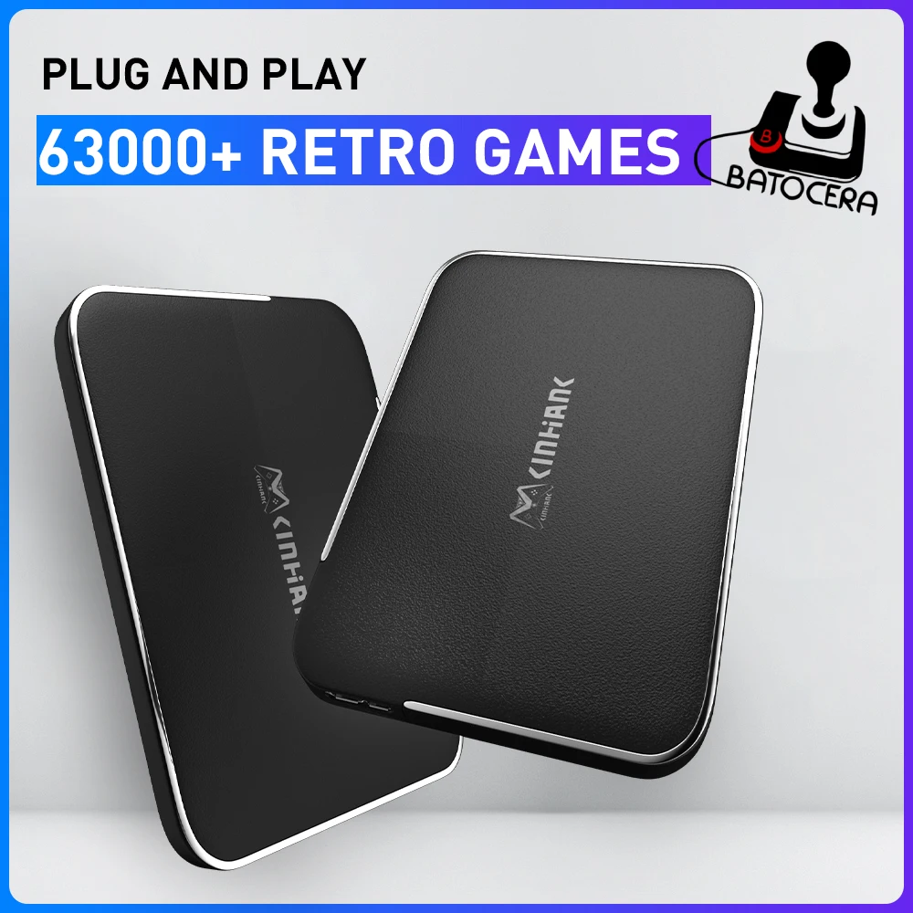 500G Batocera Game Hard Drive With 63000 Retro Games For Super Console X PC For PS2/PS1/Sega Saturn/Game Cube/WII/DC Gaming HDD