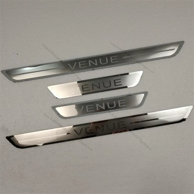 

Ультратонкая Накладка на порог из нержавеющей стали для HYUNDAI 2019-2021, защитная Накладка на порог