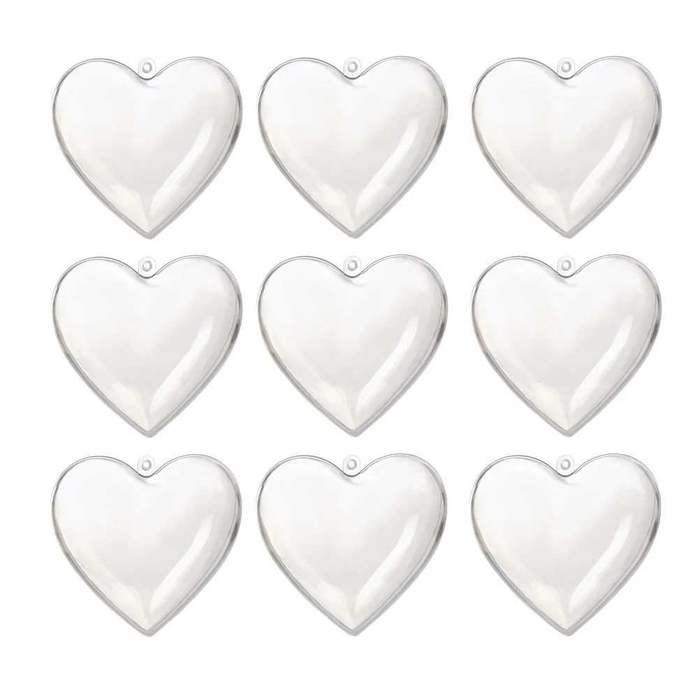 

9 шт. конфеты, Подарочная пластиковая коробка для свадьбы, дня рождения, подвески в форме сердца