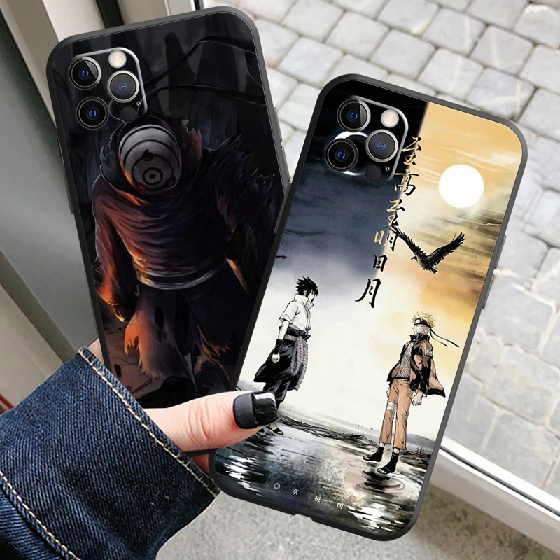 naruto japan anime funda phone case for iphone 11 13 12 pro max 12 13 mini x xr xs max se 2020 7 8 6s plus shockproof celular free global shipping
