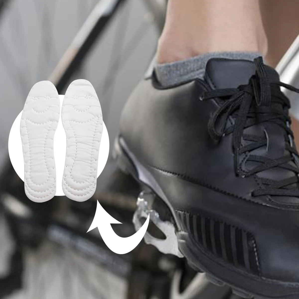 5 пар одноразовых вставок для мужской обуви подушечки устранения запахов