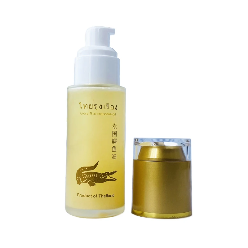 

Таиландское крокодиловое масло осветляет пятна, успокаивает акне, успокаивает, восстанавливает, увлажняет и удаляет растяжки 50 мл