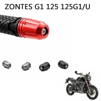 high quality for zontes g125 125g1 125 u motorcycle handle grips ends handlebar counterweight cap plug slider