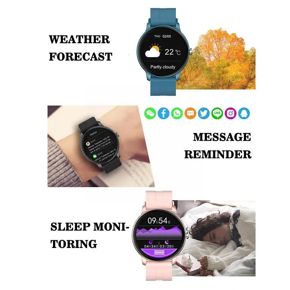 

2021 New Ix02 Watch Women Men Full Screen Sport Fitness Watch Ip67 Waterproof Bluetooth For Android Ios Watch U5p6