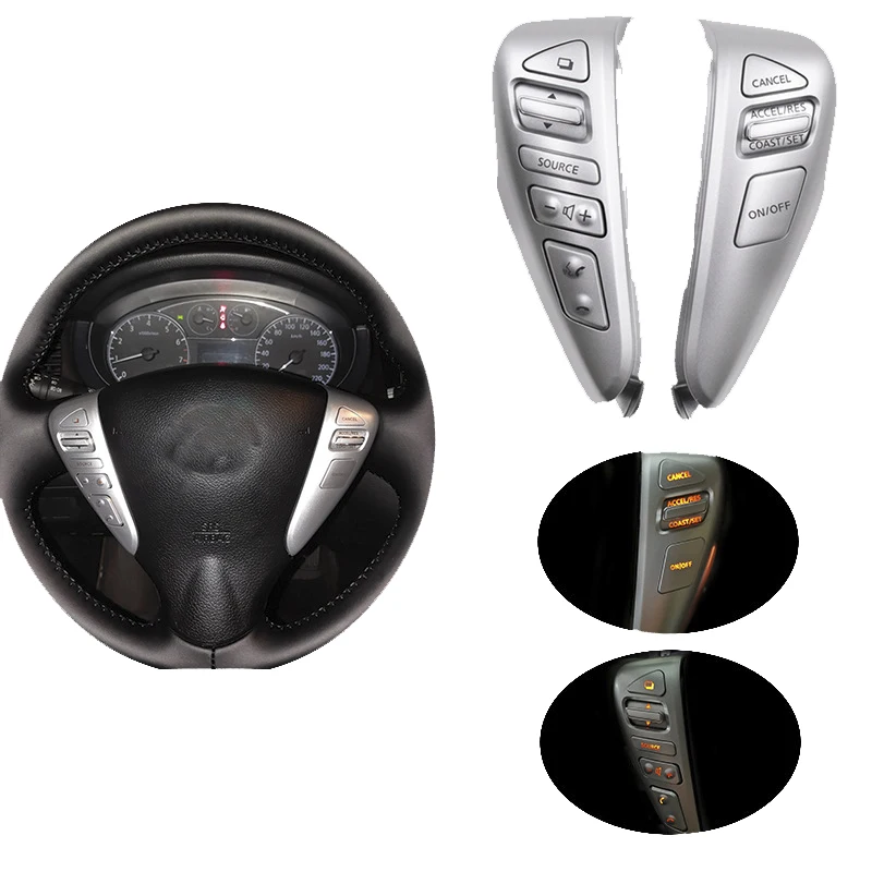 Для Nissan Sentra Livina Almera Cube Versa Sunny Car Cruise Control кнопки рулевого колеса музыкальные кнопки громкости (art.: 3920cf0afeb80) - 3920cf0afeb80