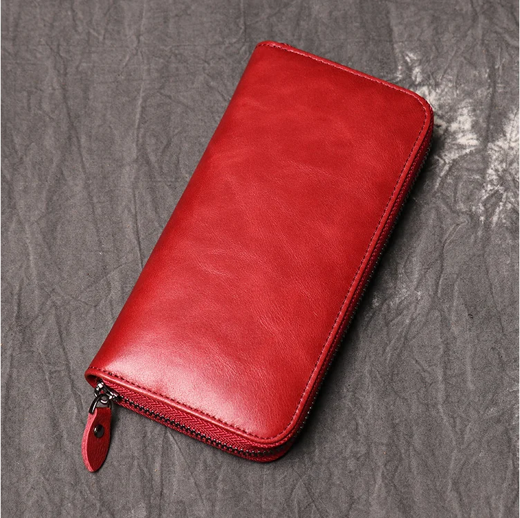 

2022 New Clutch PU Wallet Long Wallet Card Holder Men Casual Vintage Clutch Bag