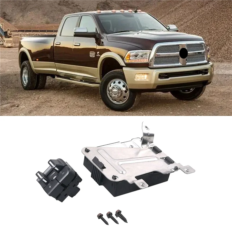 

For Dodge RAM 1500 2500 3500 Integrated Trailer Brake Controller Module With Switch 82214492AB