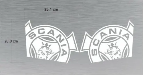 

For x2 Scania window Decal / sticker