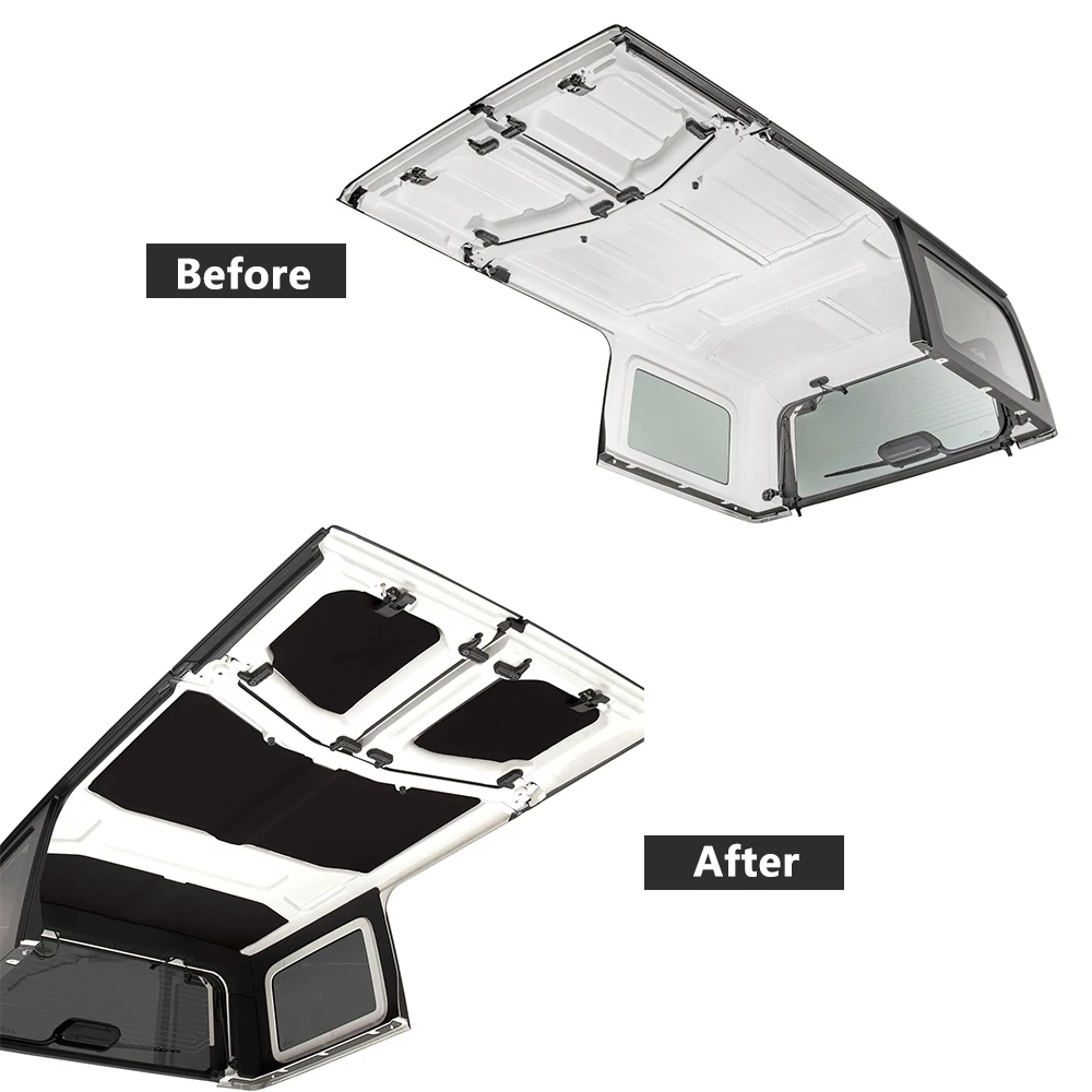 Комплект твердых верхних уплотнений для Jeep Wrangler JL 2018-2024 12 шт. ремонт утечки дождя