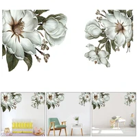 flower wall art stickers removable vinyl decal living room bedroom decorations diy flowers pvc home decals