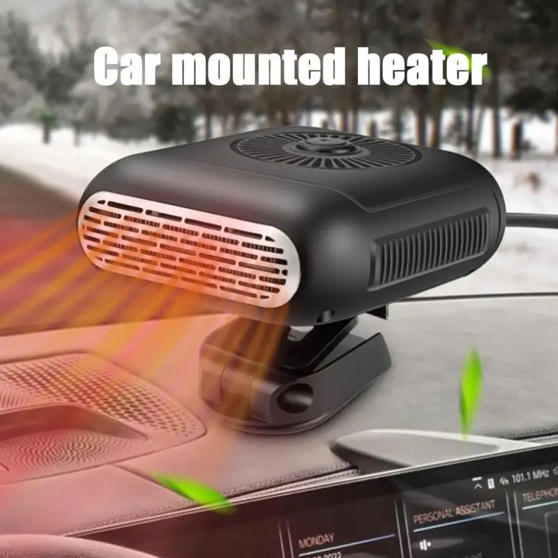 

Car Heater 12V/24V 120W Portable Car Heaters With Heating Cooling Modes For Auto Windscreen Fast Heating Fan Defrost Defogger