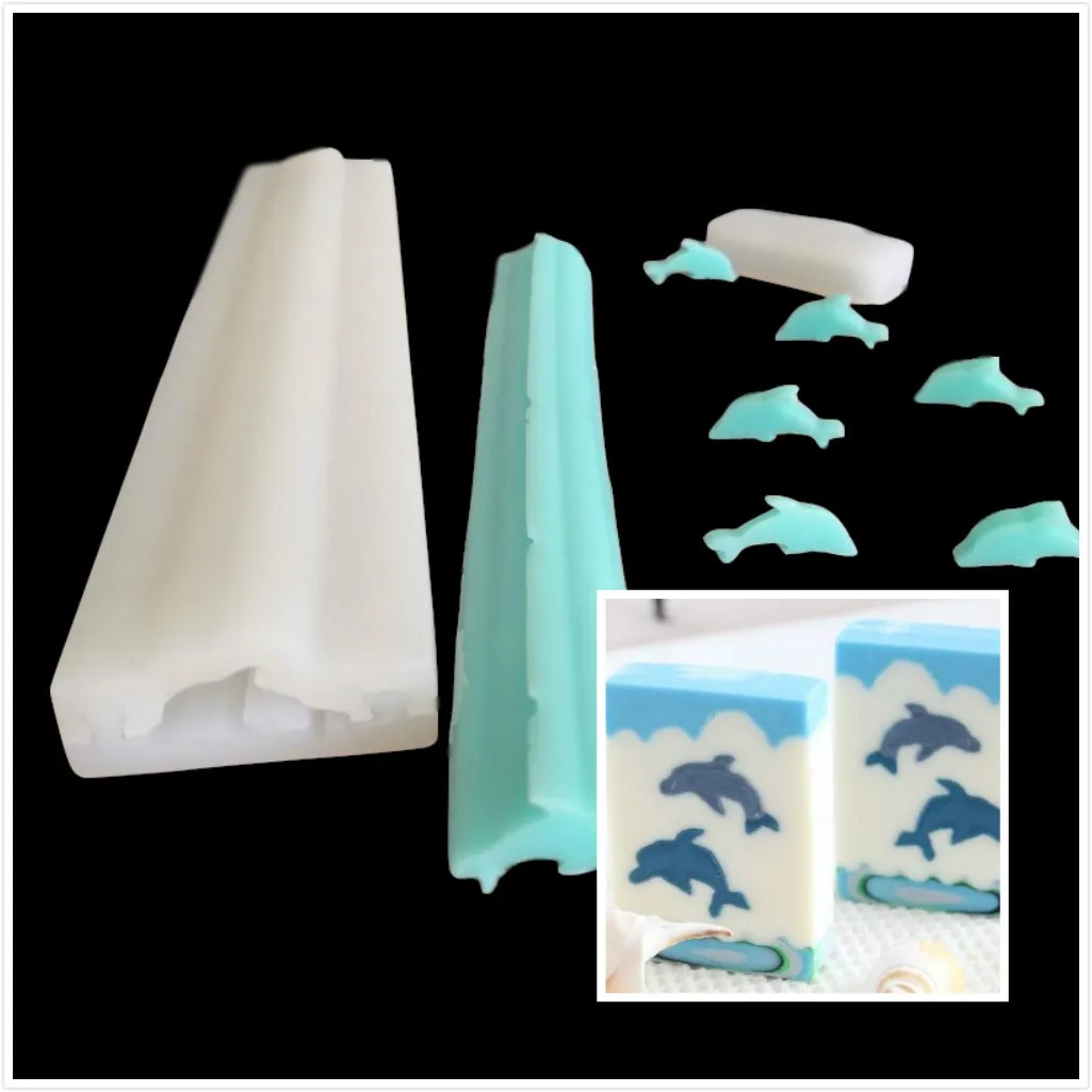 

3d silica gel mould Silica gel big round tube soap mould Long tube manual soap making tool Abundant cake silica gel mould baking
