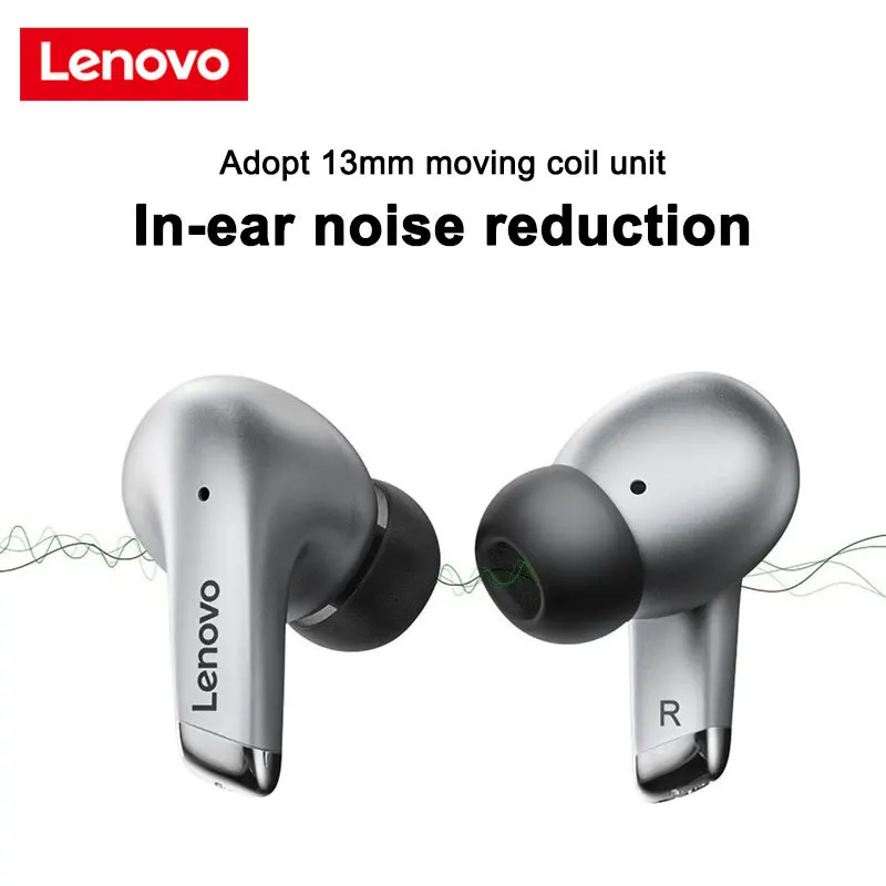 Ceny Lenovo LP5 Bezprzewodowy Zestaw Słuchawkowy Bluetooth Wodoodporne Słuchawki HiFi Muzyka Zestaw Słuchawkowy Dla Sportu Z Mikrofonem Słuchawki Redukcja Szumów