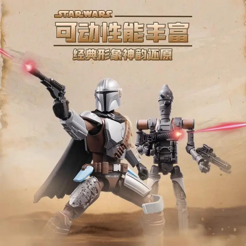 Фото Оригинальный набор BLOKEES Star Wars: Звездные войны, выпуск 1, Blind Box, серия Bounty Journey, модная игрушка-сюрприз, подарок №5