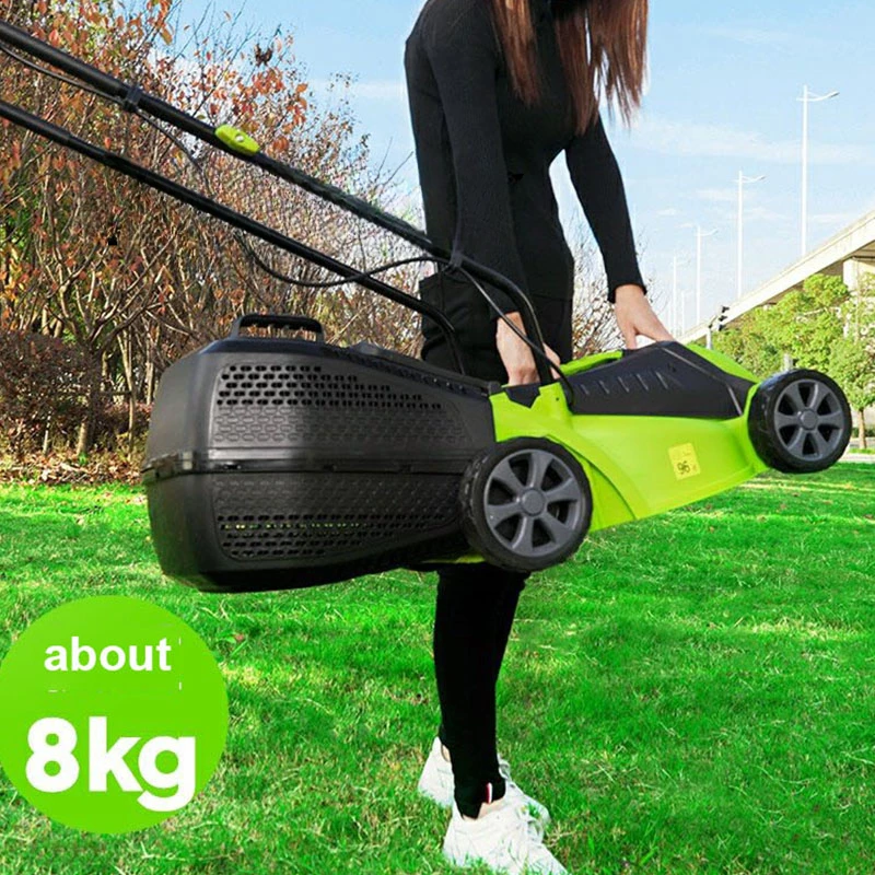 Электрическая газонокосилка зеленое искусство устройство для резки травы с 10 м